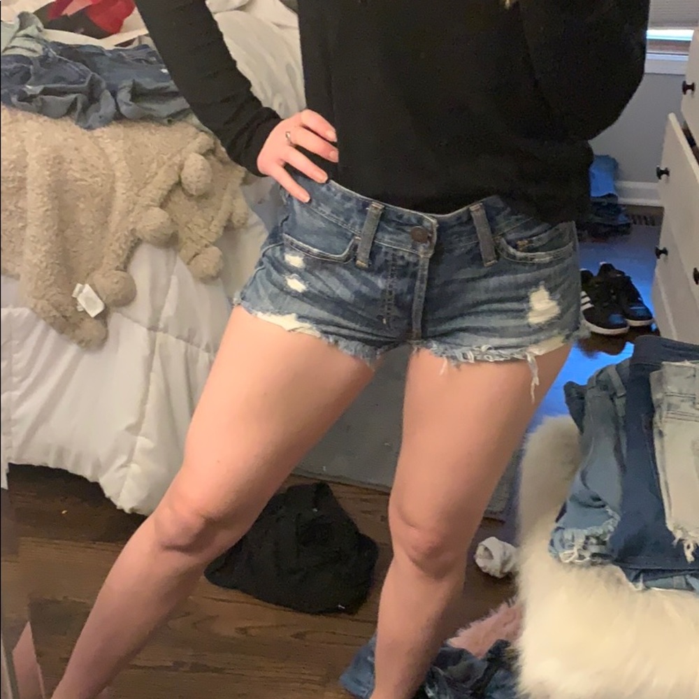 Hollister Jean shorts mid rise